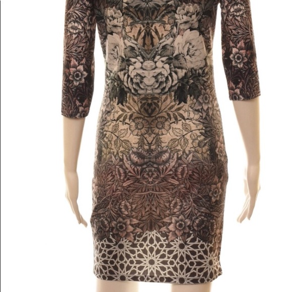 TOPSHOP bird and floral print dress - Picture 5 of 5